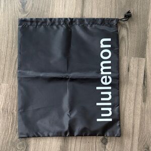 Lululemon Athletica Black Drawstring Pouch